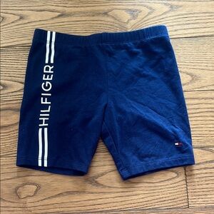 Tommy Hilfiger Blue Casual Shorts with White Side Stripe